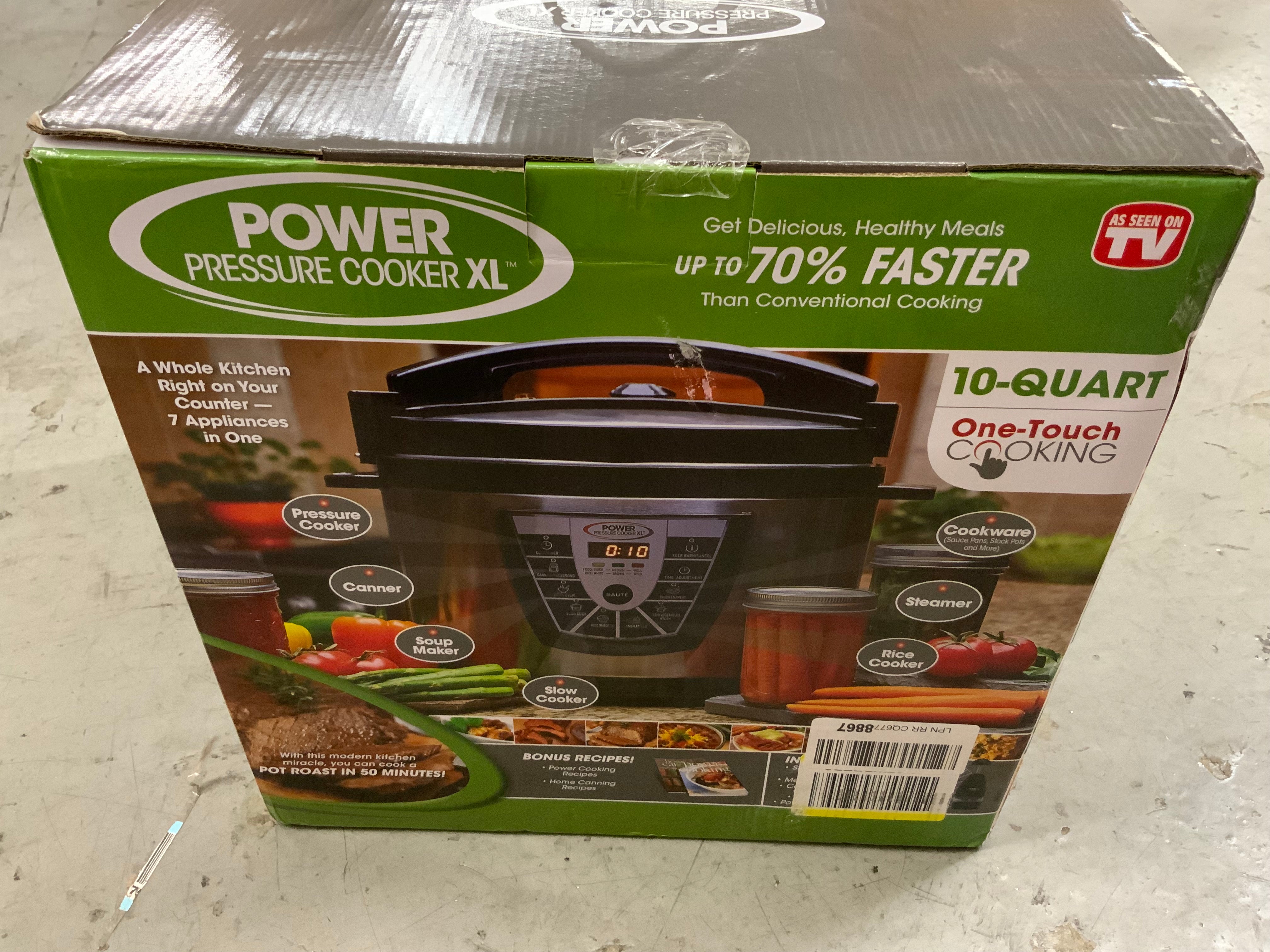 Power Pressure Cooker XL 10 QT (8087471816942)
